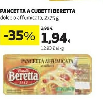 Coop Pancetta offerta