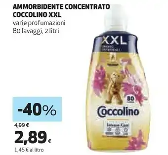 Coop Ammorbidente concentrato 2000 ml offerta