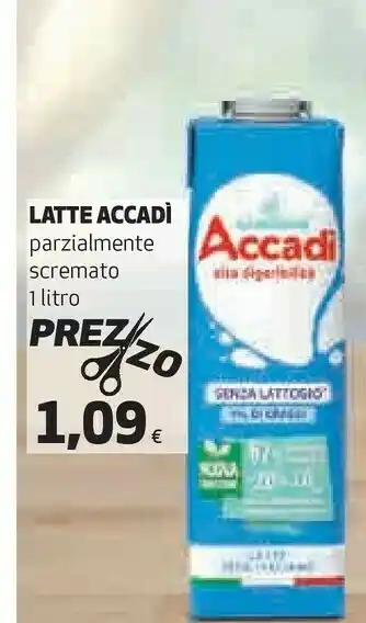 Coop Latte parzialmente scremato 1000 g(ml) offerta
