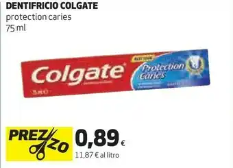 Coop Dentifricio protection caries 75 ml offerta