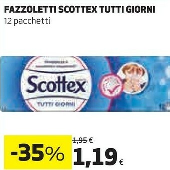 Coop Fazzoletti tutti giorni offerta
