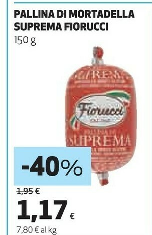Coop Pallina di suprema la mortadella offerta