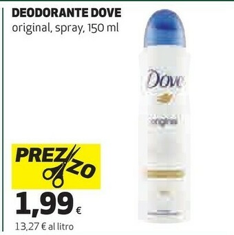 Coop Deodorante original spray 150 ml offerta