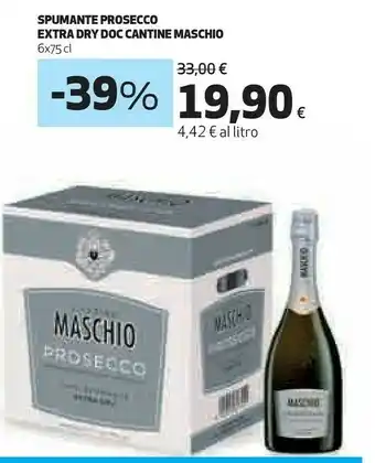 Coop Spumante prosecco extra dry offerta