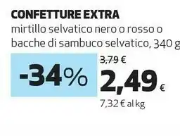 Coop Confetture extra mirtillo offerta