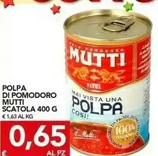 TuoDi Polpa 100% pomodoro italiano offerta