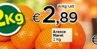 Crai Arance navel 2000 g offerta