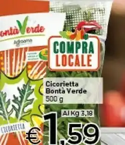 Crai Bontà verde - cicoria le verdurissime 500 g(ml) offerta