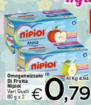 Crai Omogeneizzati di frutta pera/ mela offerta