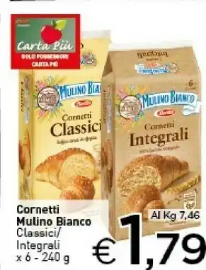 Crai Cornetti integrali 240 g(ml) offerta