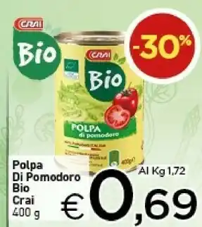 Crai Crai - polpa di pomodoro bio 400 g offerta