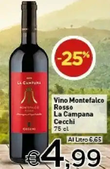 Crai Cecchi vino montefalco rosso offerta