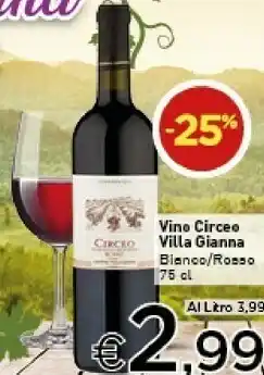 Crai Villa gianna vino circeo bianco offerta