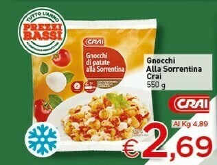 Crai Gnocchi di patate offerta