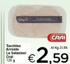 Crai Tacchino offerta