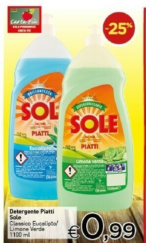 Crai Detersivo piatti offerta