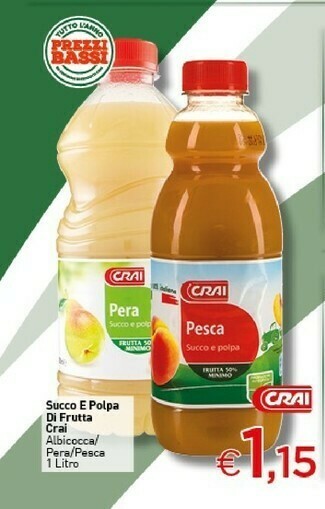 Crai Succhi di frutta offerta