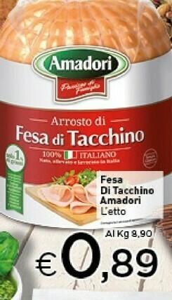 Crai Fesa di tacchino offerta