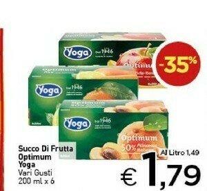 Crai succhi offerta