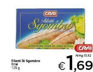 Crai Filetti di sgombro offerta