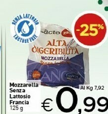 Crai Mozzarella offerta