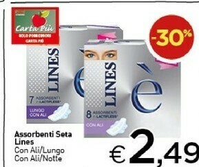 Crai Assorbenti lines offerta