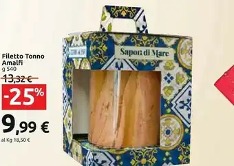 Carrefour Filetto tonno amalfi 540 g offerta