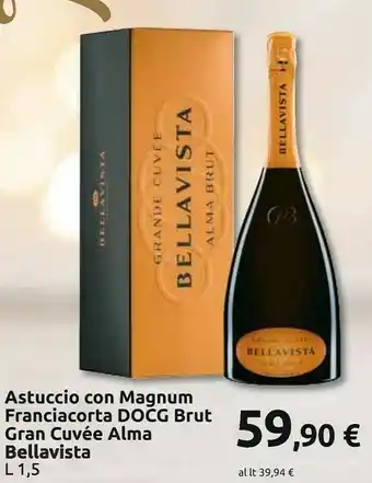 Carrefour Franciacorta gran cuvée alma docg brut 1500 ml offerta