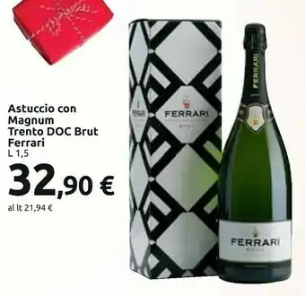 Carrefour Ferrari astuccio con trento doc brut offerta