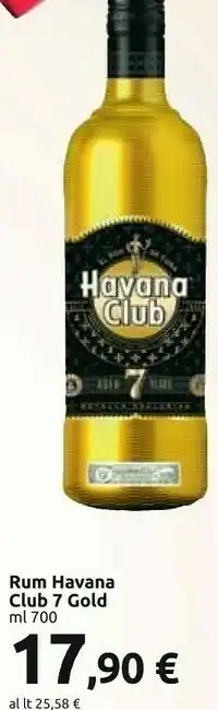 Carrefour Rum invecchiato 7 anni 700 g(ml) offerta