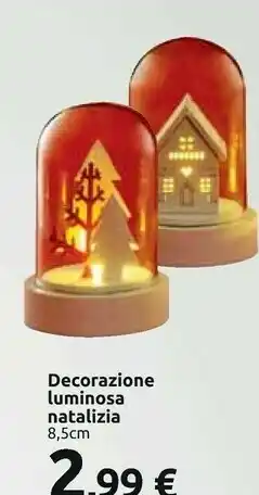 Decorazione luminosa natalizia