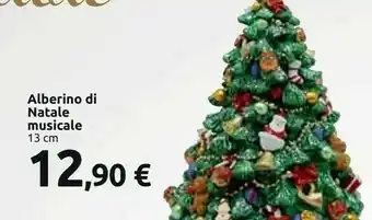Carrefour Alberino di natale musicale offerta