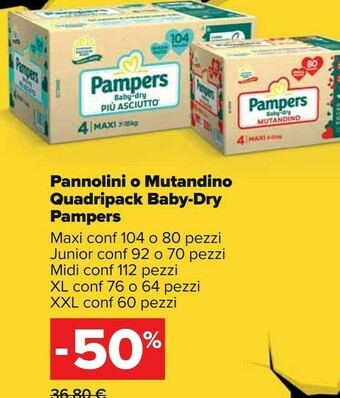 Carrefour baby dry offerta