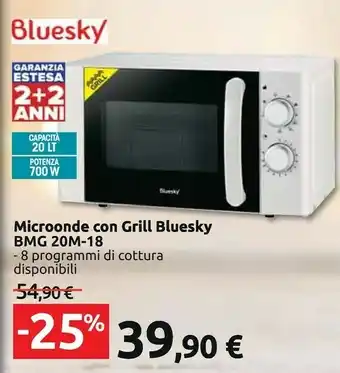 Carrefour Bmg 20m-18 microonde con grill 700 w 20 ly offerta