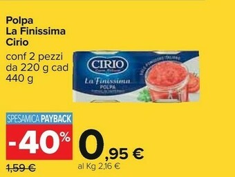 Carrefour Pomodori pelati offerta