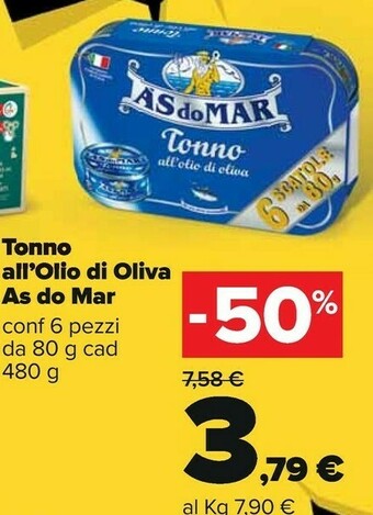 Carrefour Tonno offerta