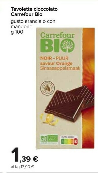 Carrefour Cioccolato offerta