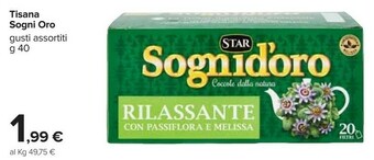 Carrefour Tisane offerta