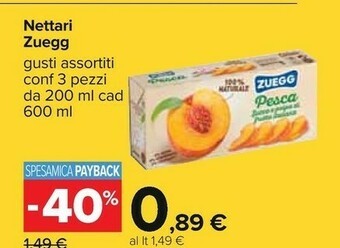 Carrefour Succhi di frutta offerta