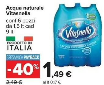 Carrefour Acqua offerta