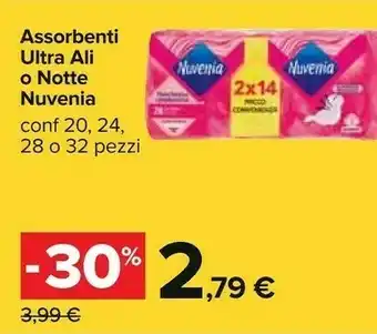 Carrefour Assorbenti offerta