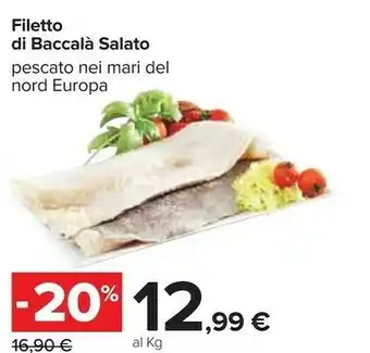 Carrefour Baccalà offerta