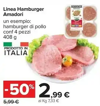 Carrefour Hamburger offerta