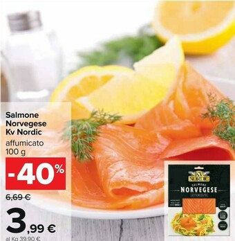 Carrefour Salmone affumicato offerta