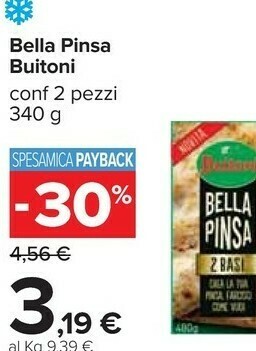 Carrefour Pizza surgelata offerta