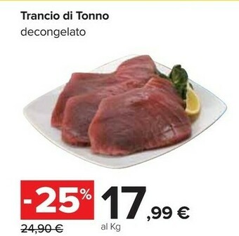 Carrefour Tonno fresco offerta