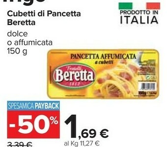 Carrefour Pancetta offerta
