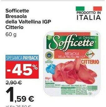 Carrefour Bresaola offerta