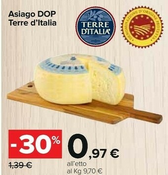 Carrefour Asiago offerta