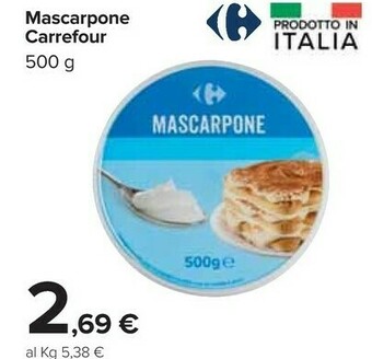 Carrefour Mascarpone offerta